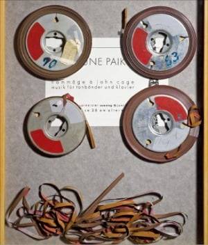 백남준, ‘존 케이지에 대한 경의: 테이프와 피아노를 위한 음악(1958-1962)’. /백남준아트센터 제공