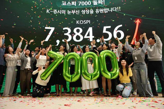 지난 6일 사상 최고가를 경신한 코스피. <사진=연합>