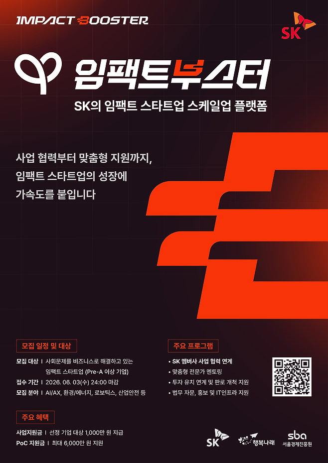 SK임팩트부스터 포스터./SK