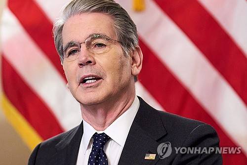 스콧 베선트 미국 재무장관.연합뉴스 자료사진.