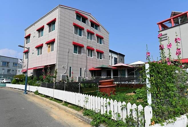 4층짜리 건물이 장대현중고등학교다. 장대현중고등학교 제공