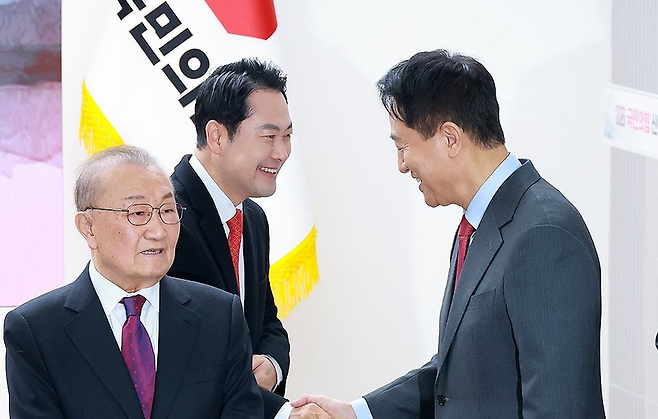 장동혁 국민의힘 대표(왼쪽), 오세훈 서울시장 후보 / 사진=연합뉴스