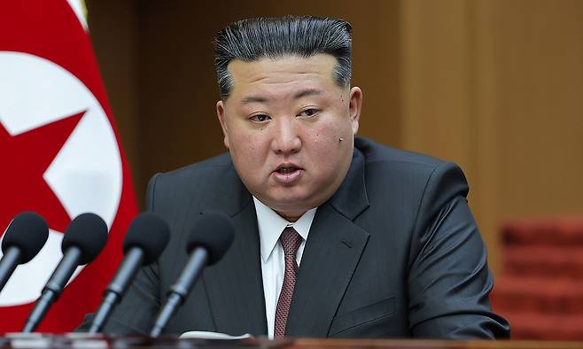 북한 김정은 국무위원장. 조선중앙통신·연합뉴스