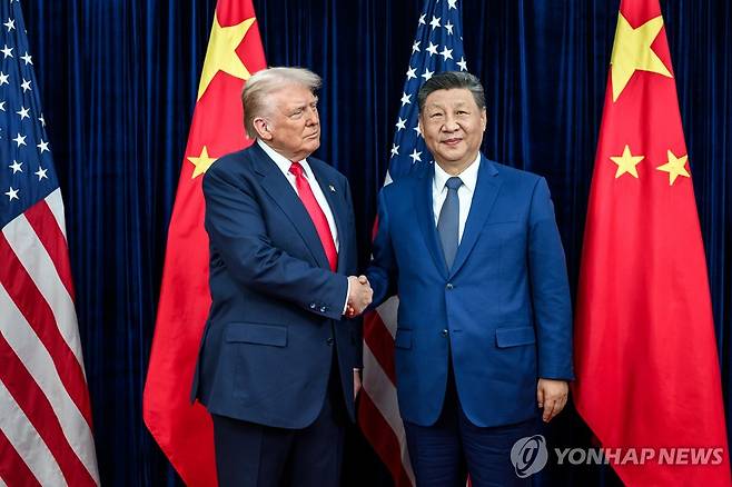 트럼프 미국 대통령(왼쪽)과 시진핑 중국 국가주석 [UPI=연합뉴스 자료사진. 재판매 및 DB 금지]