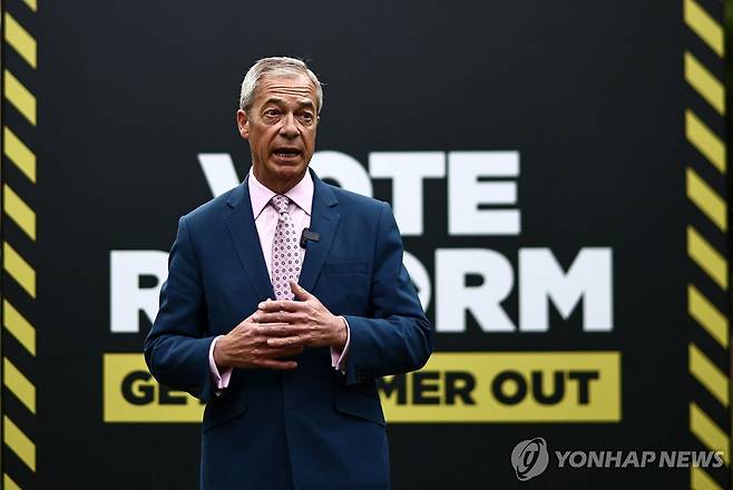 패라지 영국개혁당 대표 [AFP 연합뉴스 자료사진. 재판매 및 DB 금지]