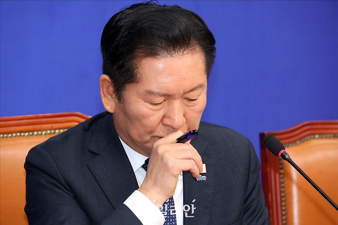정청래 더불어민주당 대표 ⓒ데일리안 홍금표 기자