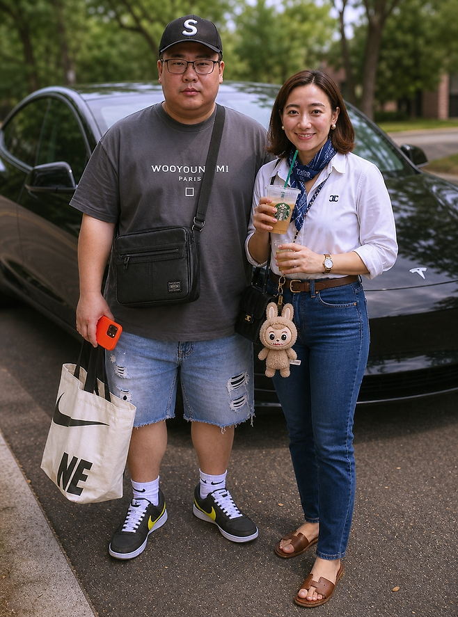 생성형 인공지능(AI) 챗 GPT를 활용해 만든 영포티 이미지. 한때 젊은 감각을 가진 40대를 긍정했던 이 말은 중년의 멸칭이 됐다.