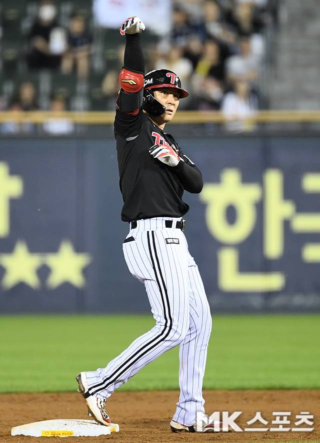 오지환은 8일 한화전에서 절정의 타격감을 선보였다. 사진=천정환 기자