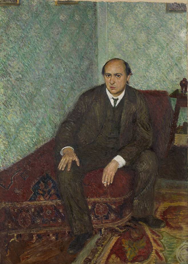 리하르트 게르스틀, 아놀드 쇤베르크, 1905~1906년경, 캔버스에 유채, 182x130cm, 빈 박물관 [commons.wikimedia.org]