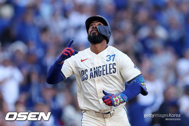 [사진] LA 다저스 테오스카 에르난데스 ⓒGettyimages(무단전재 및 재배포 금지)