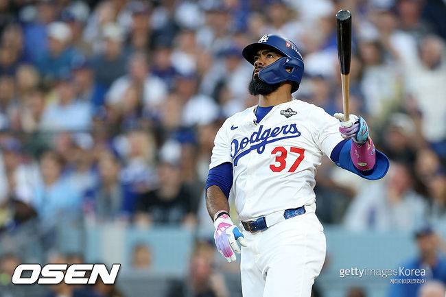 [사진] LA 다저스 테오스카 에르난데스 ⓒGettyimages(무단전재 및 재배포 금지)
