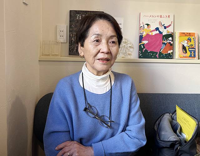 ▲ '주민을 생각해 주는 구청장을 만드는 모임'에 적극적으로 참여했던 도모토 히사코(東本久子) 씨를 스기나미구에서 만났다. ⓒ프레시안
