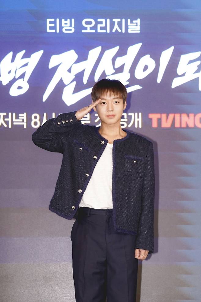 배우 박지훈은 '취사병 전설이 되다'에서 강성재 역을 맡았다. / 사진제공=티빙