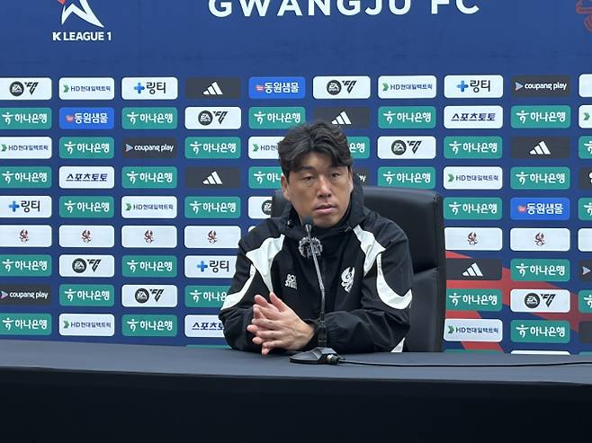 이정규 광주FC 감독. /양우철 기자 yamark1@namdonews.com