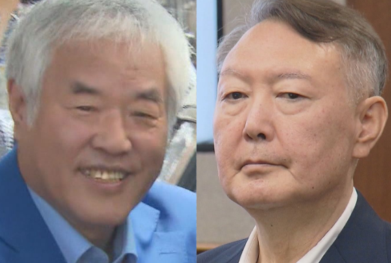 전광훈 목사(왼쪽)와 윤석열 전 대통령