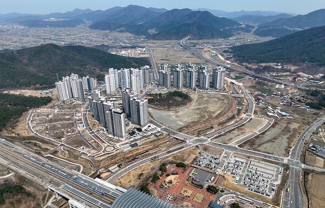 경주시 신경주역세권 전경. /경주시 제공