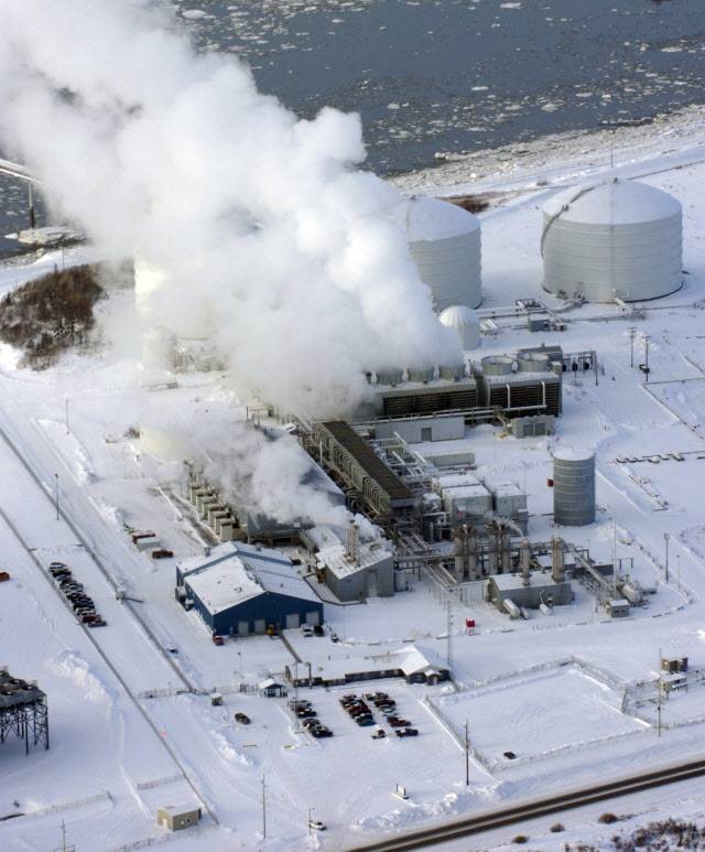 미국 알래스카 니키스키 LNG 공장.(사진=연합뉴스 제공)