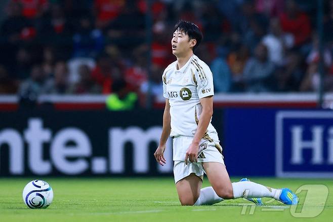 북중미 챔피언스컵에서 아쉽게 탈락한 LA FC의 손흥민 ⓒ 로이터=뉴스1