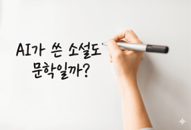 AI가 쓴 소설도 문학일까(이미지=클립아트코리아 원본,+제미나이 생성)