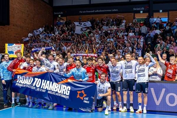 사진 2025/26 EHF 남자 핸드볼 유러피언리그 4강에 오른 플렌스부르크, 사진 출처=유럽핸드볼연맹