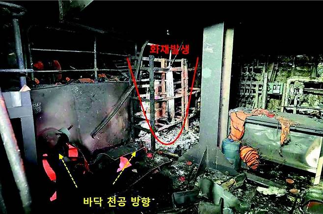 HMM 나무호 파손 선체.(외교부)