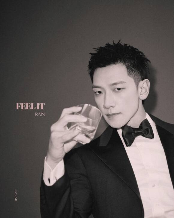 가수 겸 배우 비가 11일 오후 6시 각 음악 사이트에 새 싱글 'FEEL IT(필 잇)'을 발표한다./레인컴퍼니