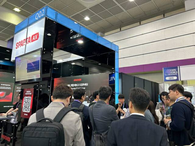 팀스파르타가 ‘AI EXPO KOREA 2026’에 참가해 폐쇄망 AX 솔루션을 선보였다