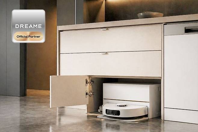 스마트 홈 브랜드 드리미 테크놀로지(Dreame Technology)가 로봇청소기 사용 고객을 위해 '하부장 설치 연계 서비스'를 운영한다고 밝혔다. 드리미