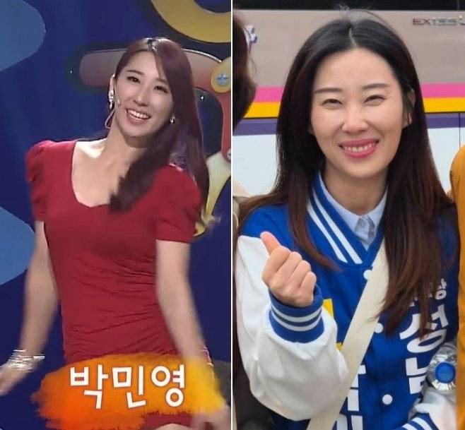 경기 성남시의원 비례대표 선거에 출마한 더불어민주당 박민영 후보. SBS 공채 개그우먼 출신이다. 유튜브 채널 ‘SBS Entertainment’ 영상·박 후보 페이스북 갈무리