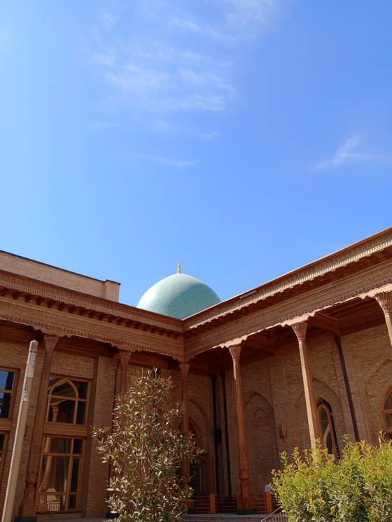 Turquoise dome in Tashkent, Uzbekistan [JOEL DOWN]