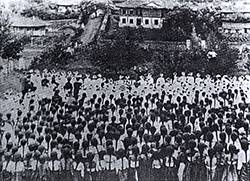 1903년 평양에서 열린 부흥집회 광경. 출처: 한국기독교역사박물관.