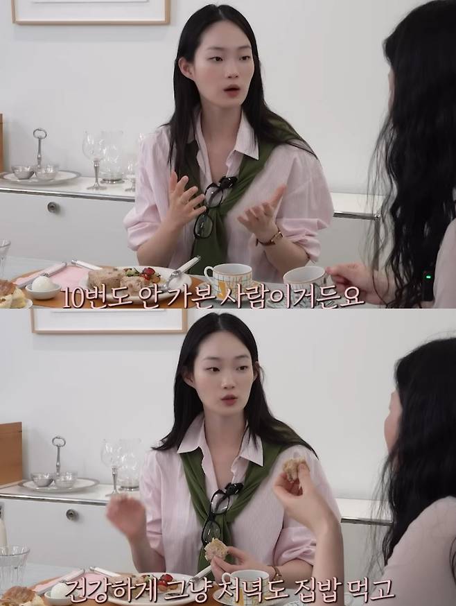 ▲ 모델 신현지가 자신을 둘러싼 오해에 대해 해명했다. 출처|유튜브 채널 '윤쥬르'