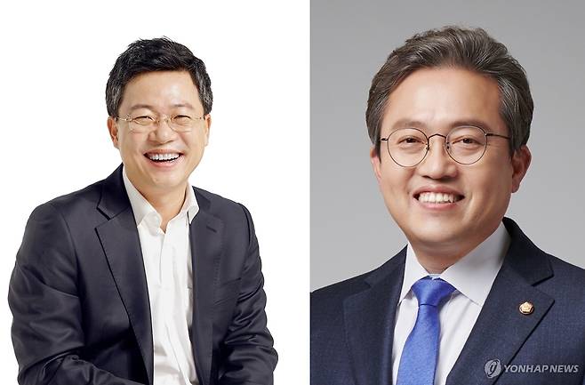 박정하(왼쪽)·송기헌 국회의원 [연합뉴스 자료사진]
