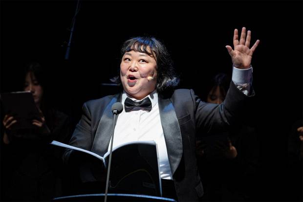 오페라극 ‘세 번째 전쟁’ 시범 공연의 한 장면.<ACC 제공>