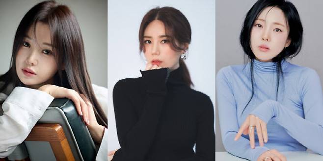 왼쪽부터 남규리, 김연지, 이보람(사진=씨야)