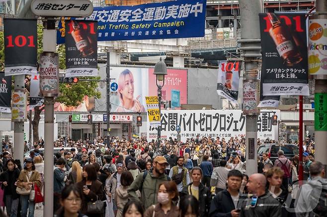 일본 도쿄 시부야ⓒ AFP=뉴스1