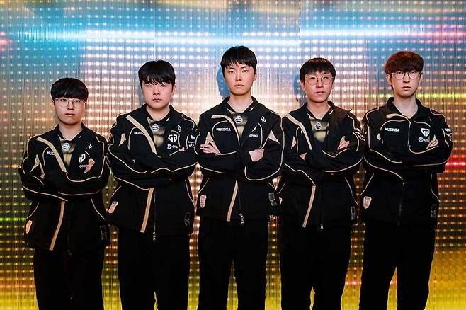 젠지 선수단. 사진 | LCK