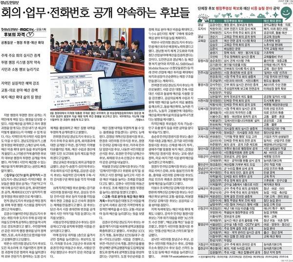 ▲ 5월12일자 경남도민일보 3면. 경남도민일보-MBC경남 공동기획 기사