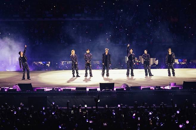 방탄소년단이 멕시코에서 단독 콘서트를 하는 것은 2015년 이후 10년 10개월 만이다. 빅히트 뮤직 제공
