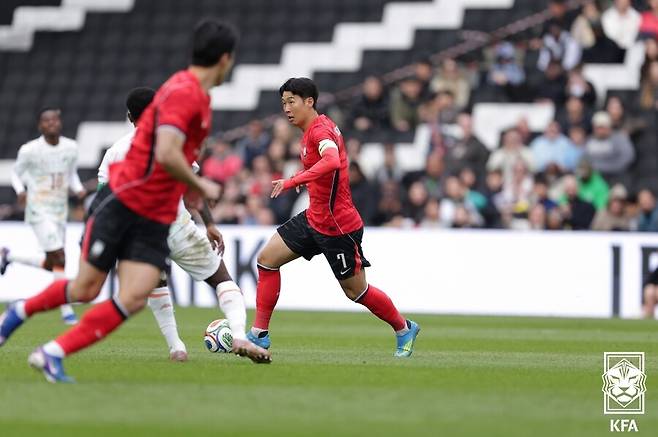 ▲ 홍명보 감독이 이끄는 대한민국 축구대표팀이 본선과 유사한 고지대 환경 속에서 월드컵을 대비한 전진성 높은 축구를 최대한 완성하는데 초점을 맞추고 있다. 미국 솔트레이크시티에서 트리니다드토바고, 엘살바도르와 최종 모의고사를 펼친다. ⓒ 대한축구협회