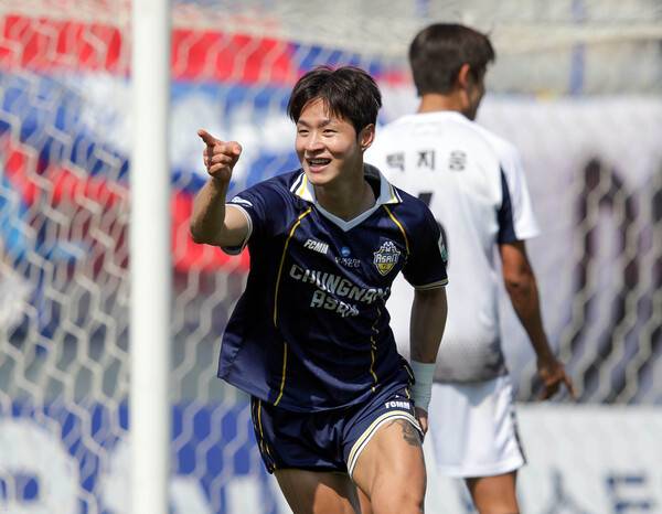 K리그2 11라운드 MVP 김종민(충남아산).(사진제공=한국프로축구연맹)