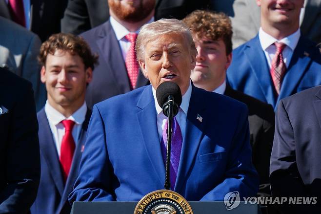 트럼프 대통령 [UPI=연합뉴스. 재판매 및 DB 금지]