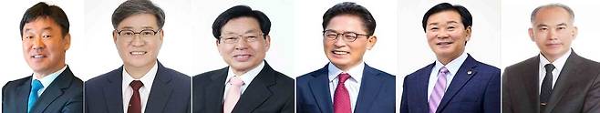 서필상·진병영·이철우·김한곤·김재웅·한성기 후보(왼쪽부터) [중앙선거관리위원회 제공. 재판매 및 DB 금지]