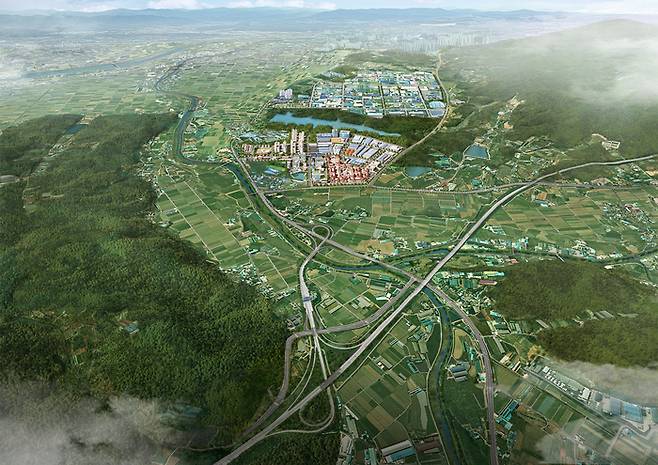경산지식산업지구 조감도 <경산지식산업개발 제공>