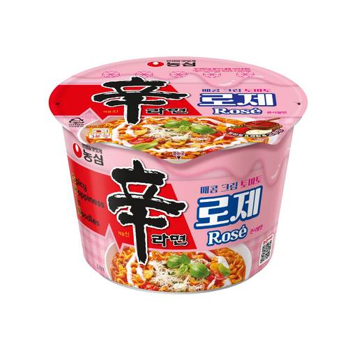 농심 신라면 로제 큰사발면/농심
