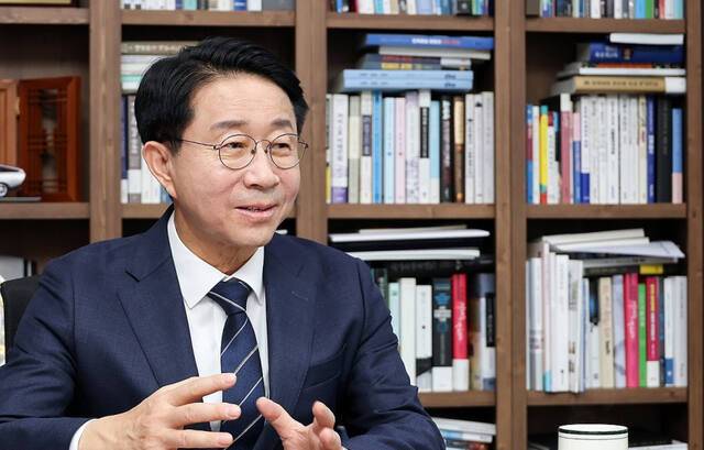 국회의장 후보로 선출된 더불어민주당 조정식 의원. 연합뉴스