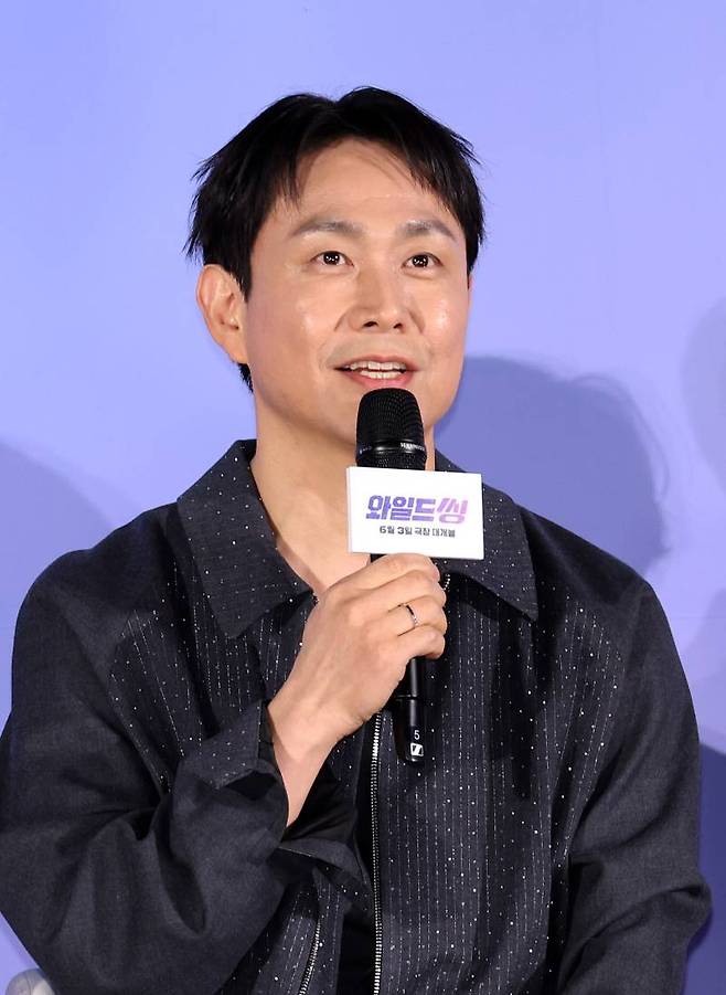 영화 ‘와일드 씽’ 제작발표회에 참석한 배우 오정세.사진=김민규 기자