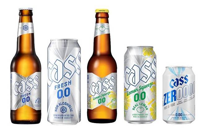 [서울=뉴시스] 오비맥주의 논알코올·무알코올 제품군(사진=오비맥주 제공) *재판매 및 DB 금지