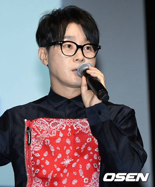 [OSEN=박재만 기자] 이승환 X CJ문화재단 공동 프로젝트 '인디음악 활성화' 기자간담회가 6일 오후 서울 마포구 신정동 CJ아지트에서 열렸다.가수 이승환이 키노트 스피치를 하고 있다. /pjmpp@osen.co.kr