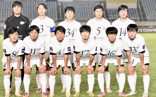 지난해 11월 미얀마에서 열린 수원FC위민전에 나선 북한 내고향여자축구단. /사진=AFC 제공